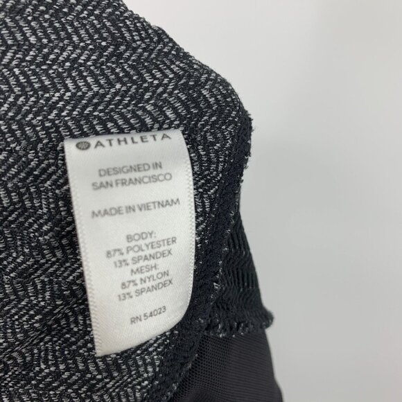 Athleta Leggings Pants Herringbone Mercer Stash Pocket Tight Pull On - Picture 14 of 14